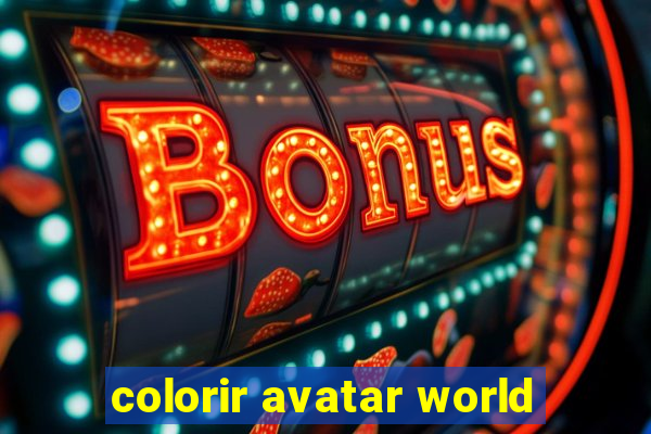 colorir avatar world